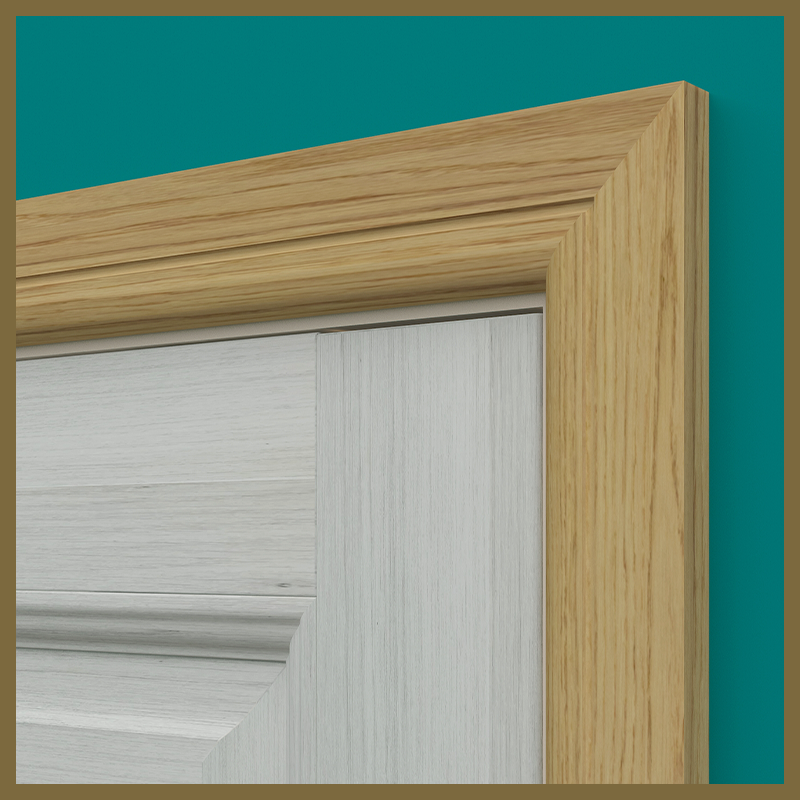 Bullnose C 1 Groove Oak Architrave