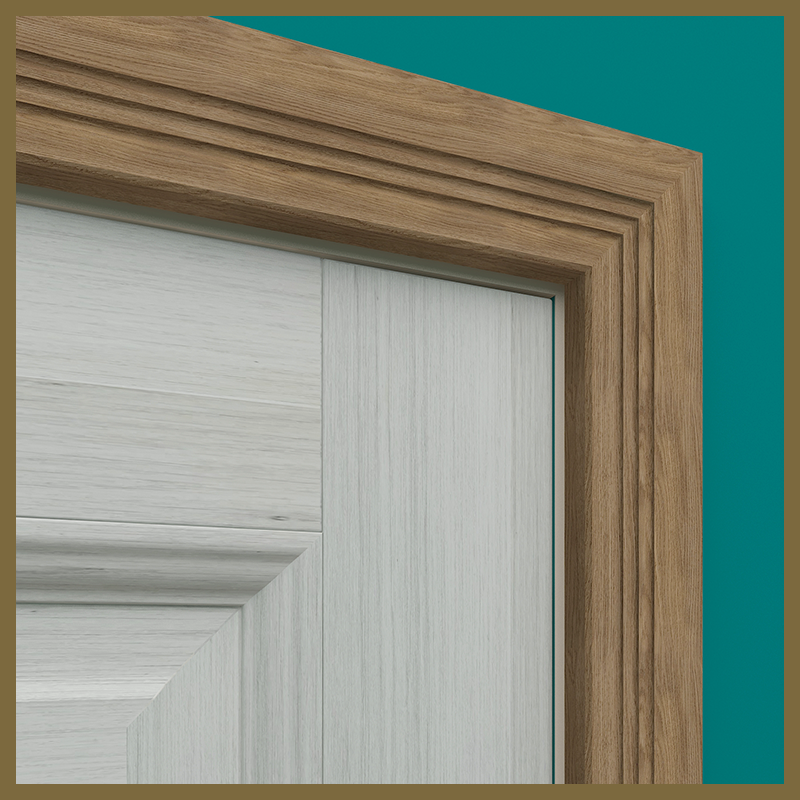 Edge 2x2 C 3 Groove Walnut Architrave