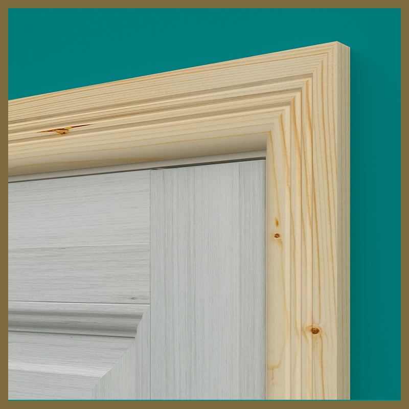 Bullnose V 3 Groove Pine Architrave