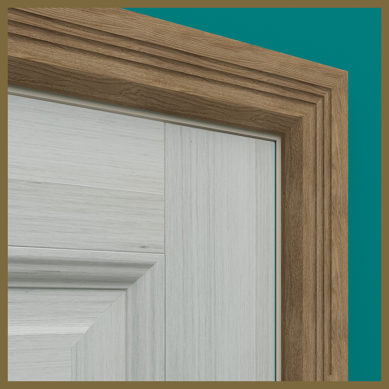 Chamfer C 3 Groove Walnut Architrave