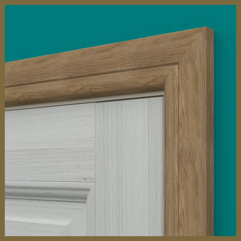 Bullnose V 1Groove Walnut Architrave