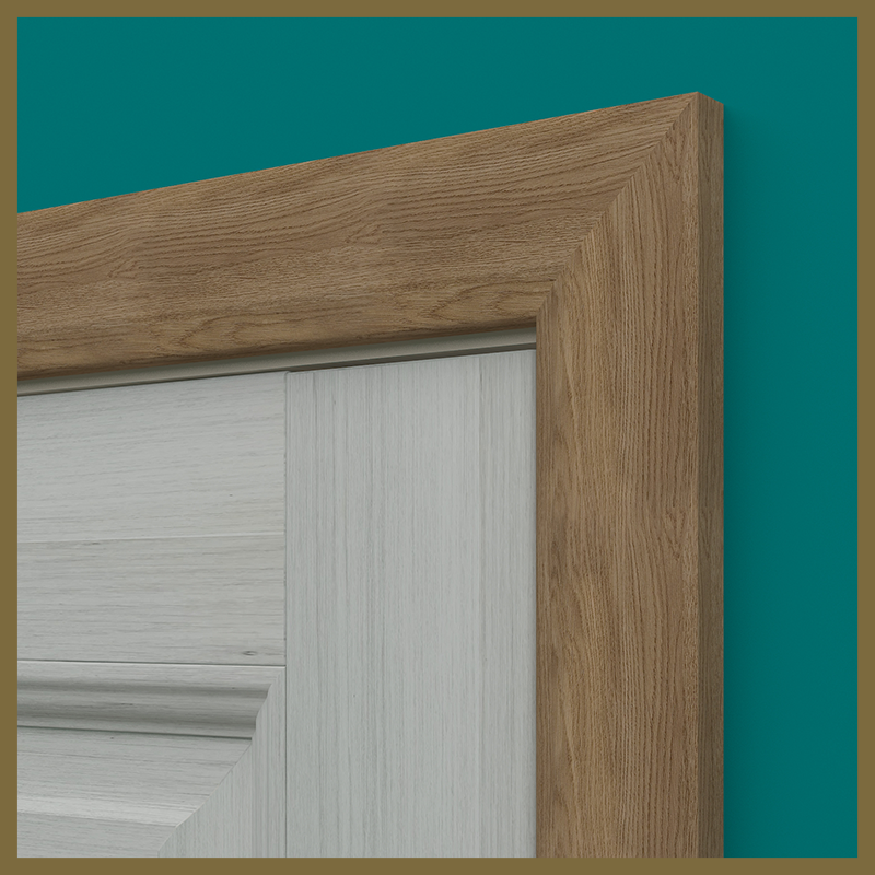 Chamfer Round Walnut Architrave
