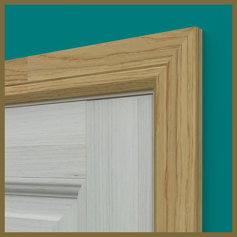 Chamfer V 1 Groove Oak Architrave