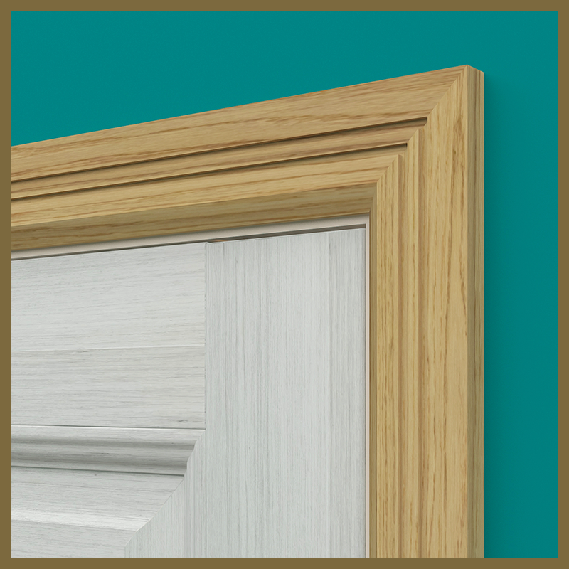 Chamfer 2 Groove Oak Architrave