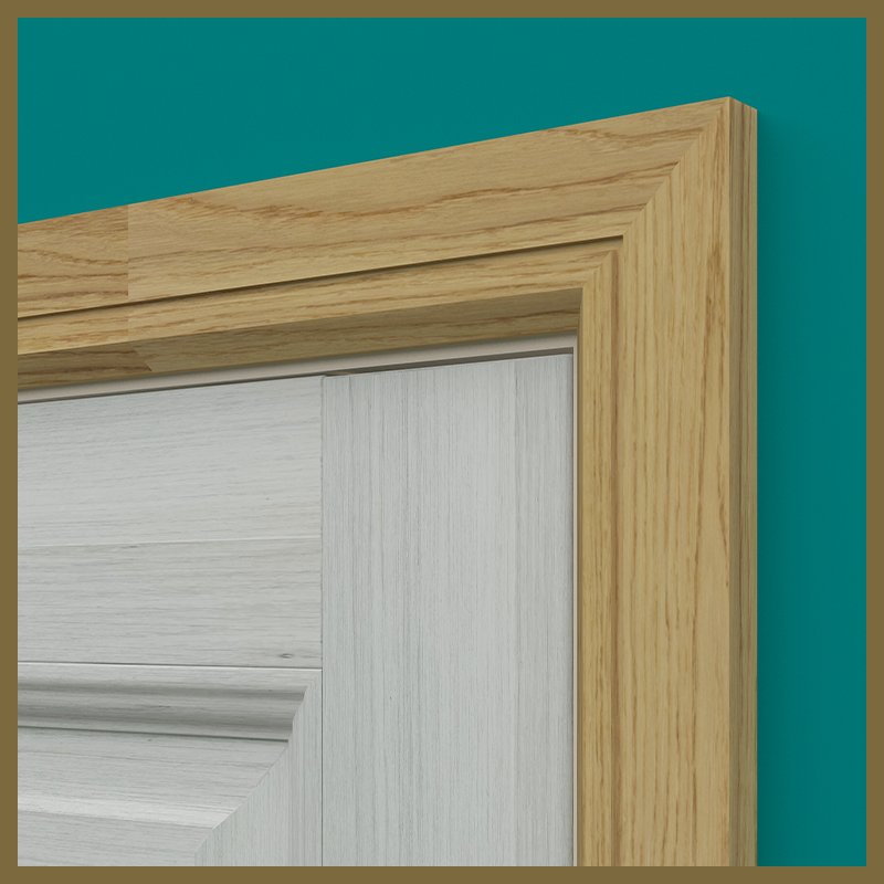 Chamfer 1 Groove Oak Architrave