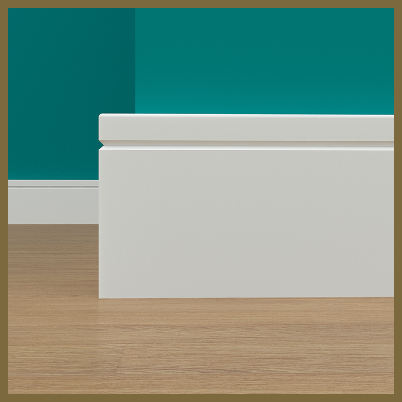 Pencil Round V 1 Groove Skirting Board