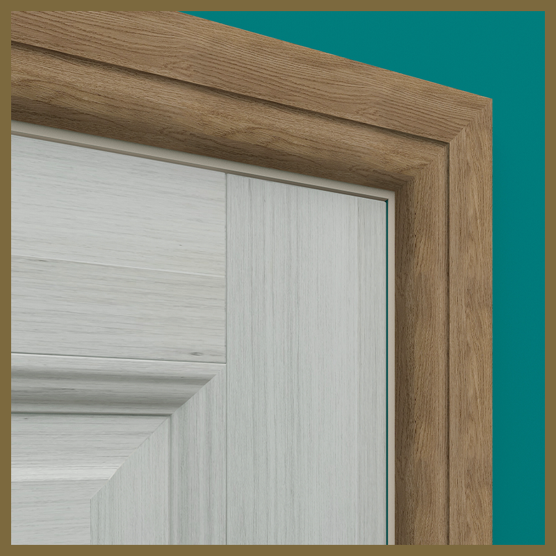 Bullnose C 1 Groove Walnut Architrave