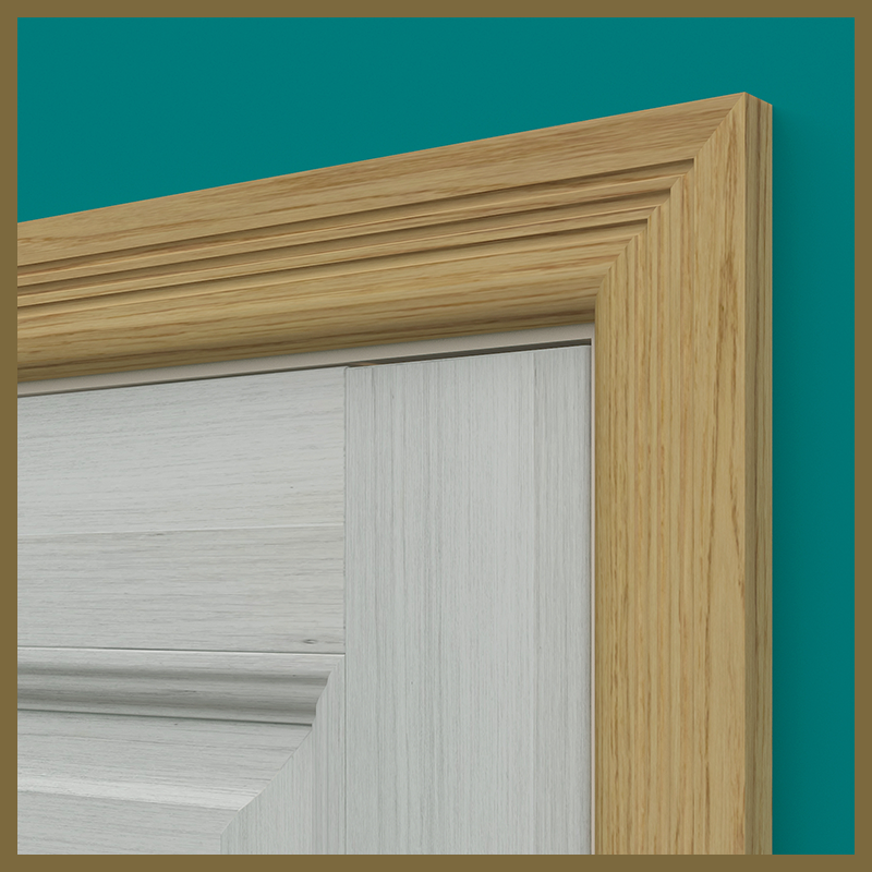 Bullnose C 3 Groove Oak Architrave