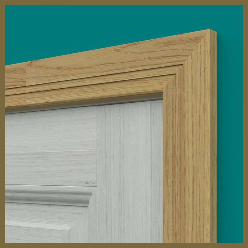 Edge 2x2 2 Groove Oak Architrave