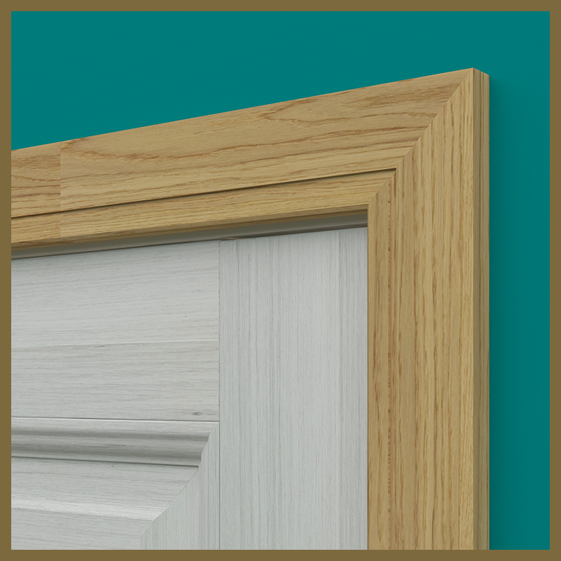 Edge 2x2 1 Groove Oak Architrave