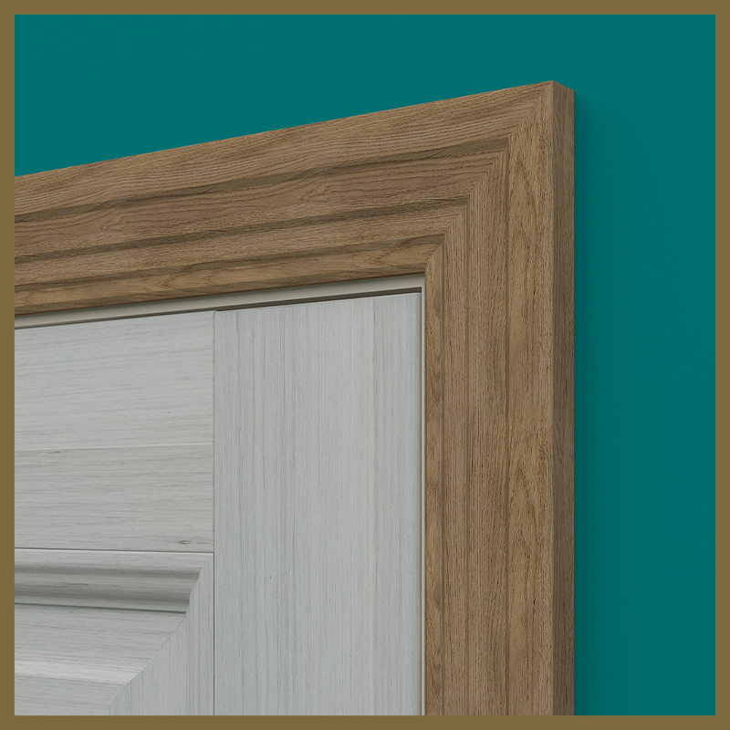 Stepped Walnut Architrave