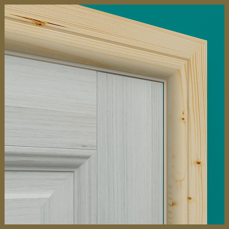 Bullnose V 1 Groove Pine Architrave