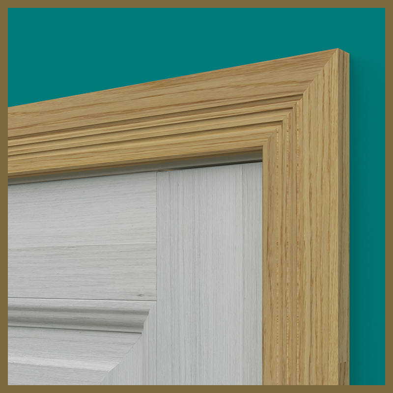 Edge 2x2 C 3 Groove Oak Architrave