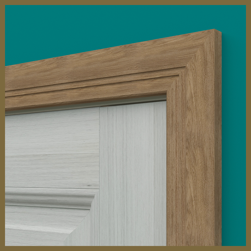 Edge 2x2 C 2 Groove Walnut Architrave