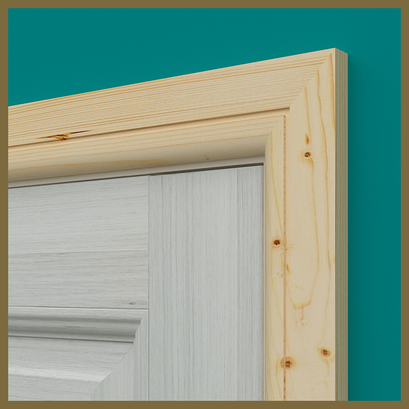 Bullnose 1 Groove Pine Architrave