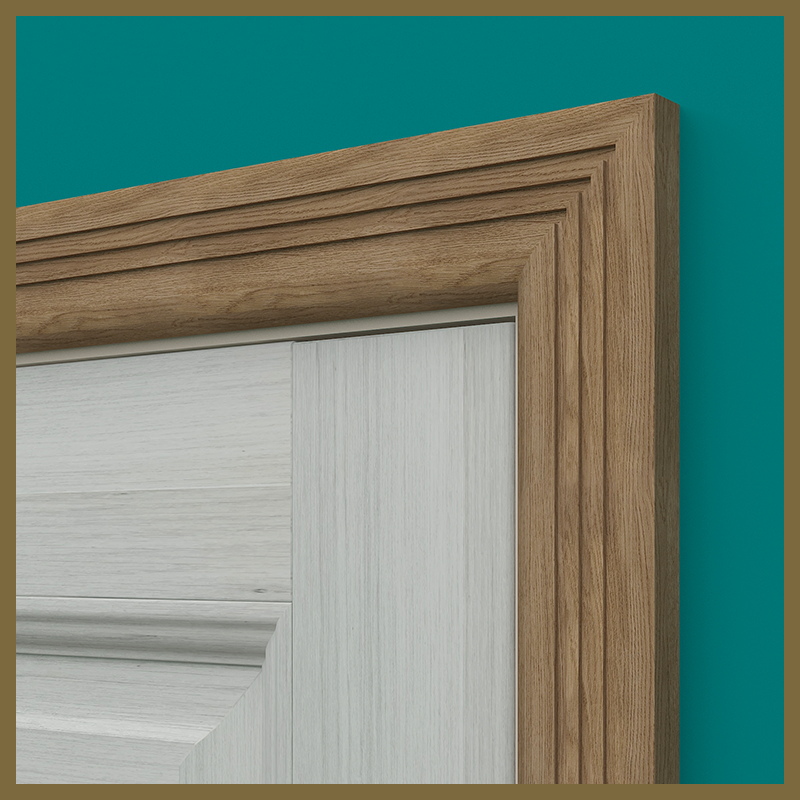 Bullnose 3 Groove Walnut Architrave