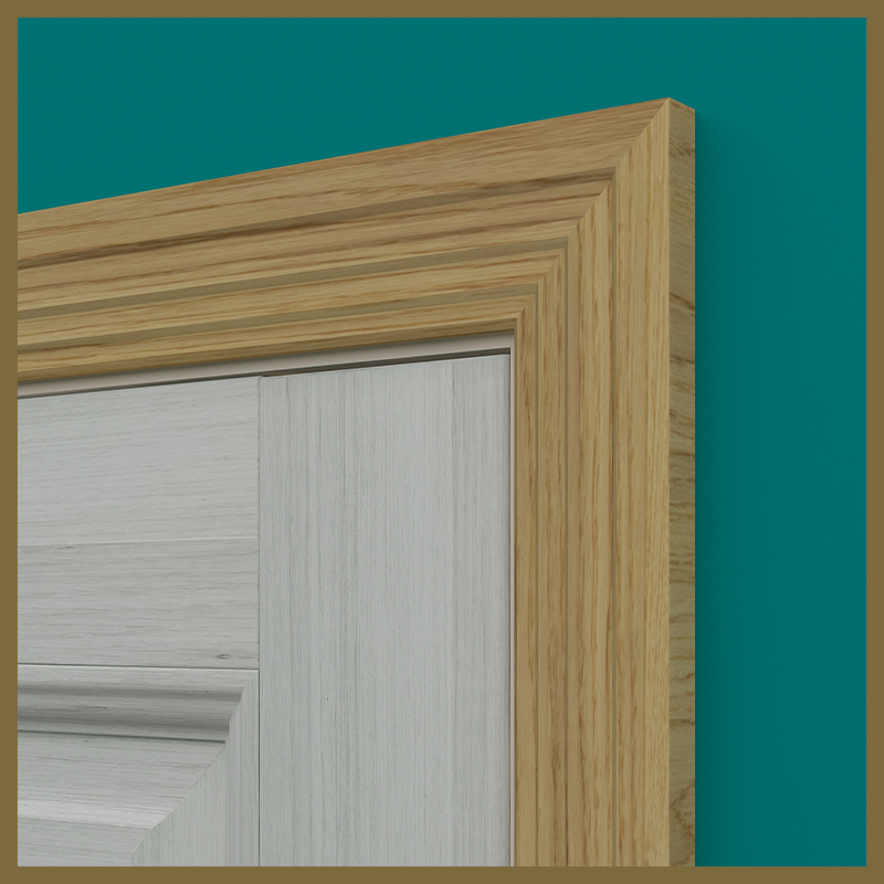 Stepped Oak Architrave