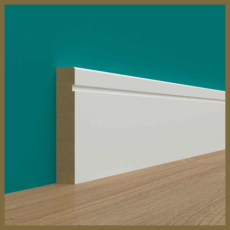 Pencil Round 1 Groove Skirting Board