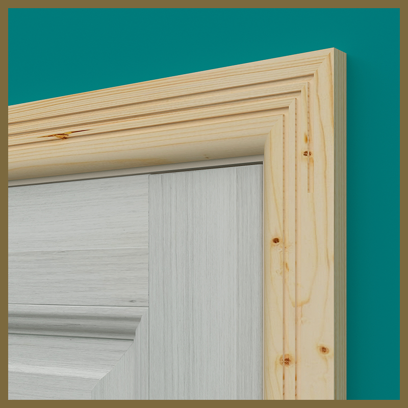 Bullnose C 3 Groove Pine Architrave