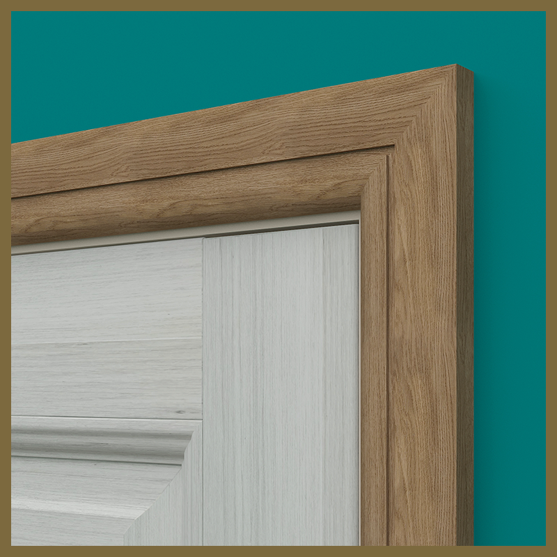Bullnose 1 Groove Walnut Architrave
