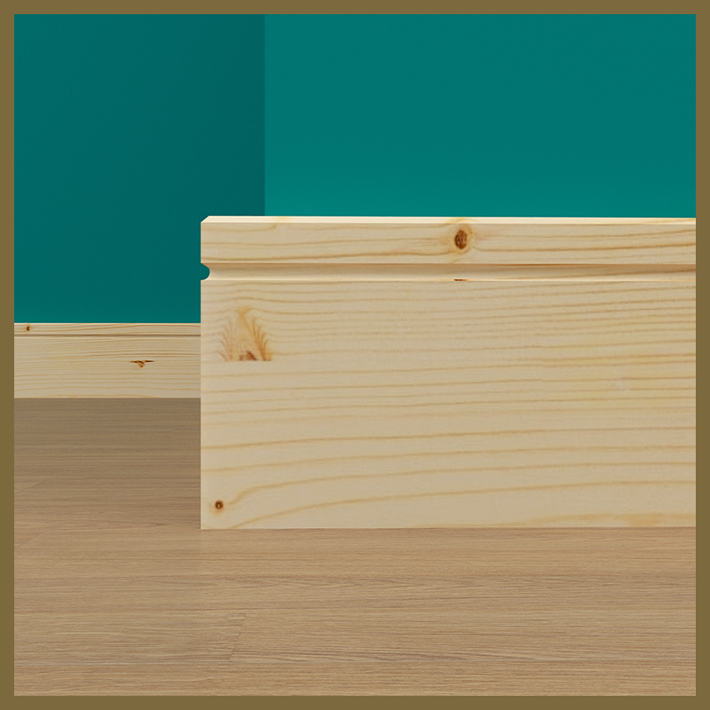 Edge 2x2 C 1 Groove Pine Skirting Boards
