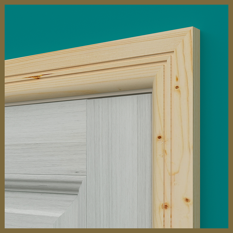 Bullnose 2 Groove Pine Architrave