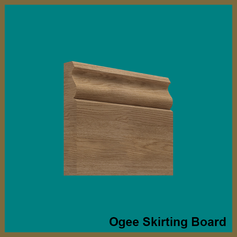 Ogee Walnut Skirting Board