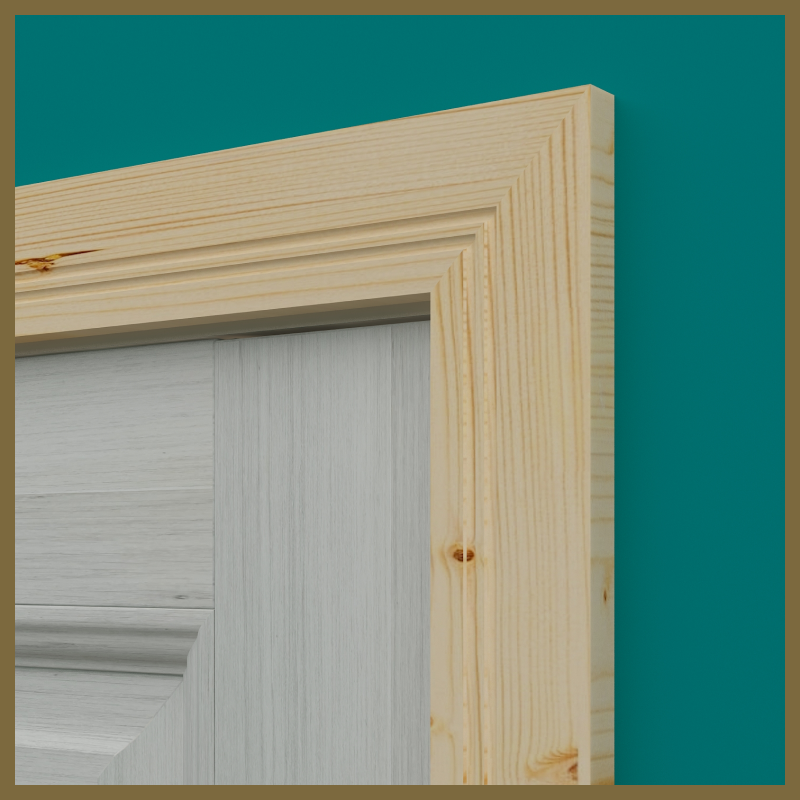 Square Edge C 2 Groove Pine Architrave