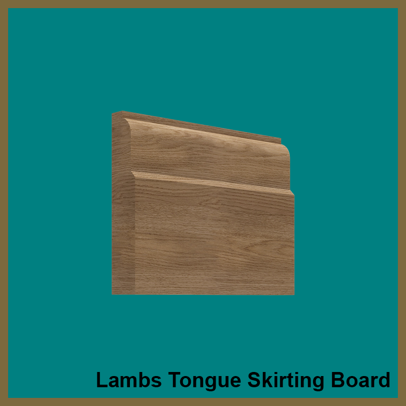 Lambs Tongue Walnut Skirting Board