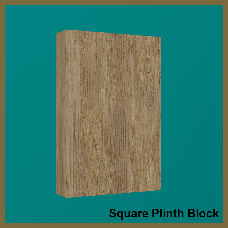 Walnut Square Plinth Block