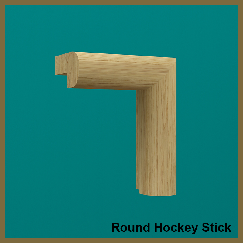 Round Oak Hockey Stick