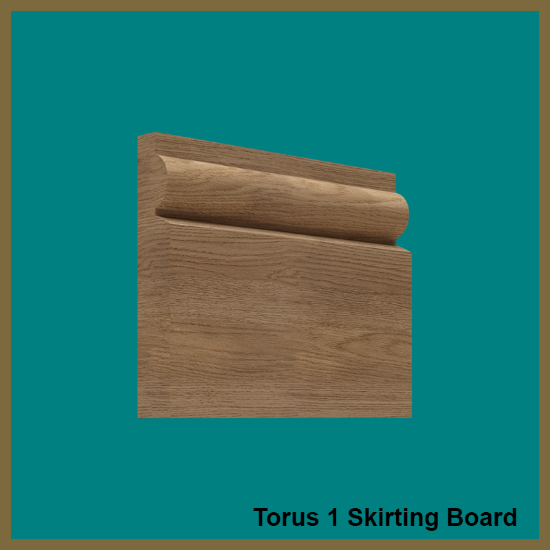 Torus 1 Walnut Skirting Board