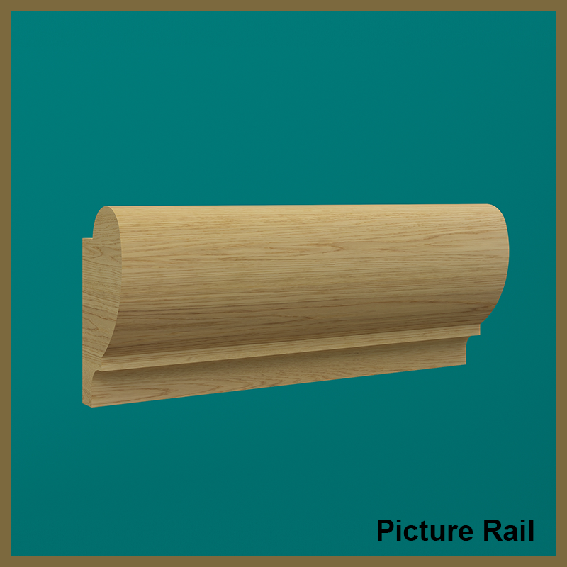 Oak Picture Rail