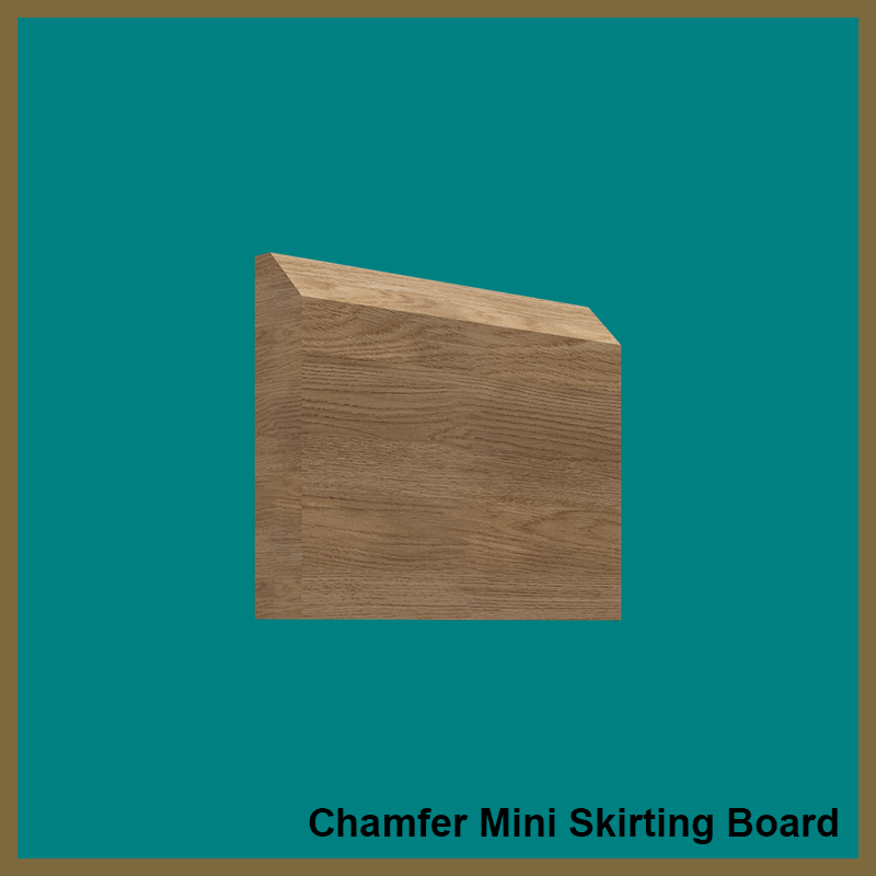 Chamfer Mini Walnut Skirting Board