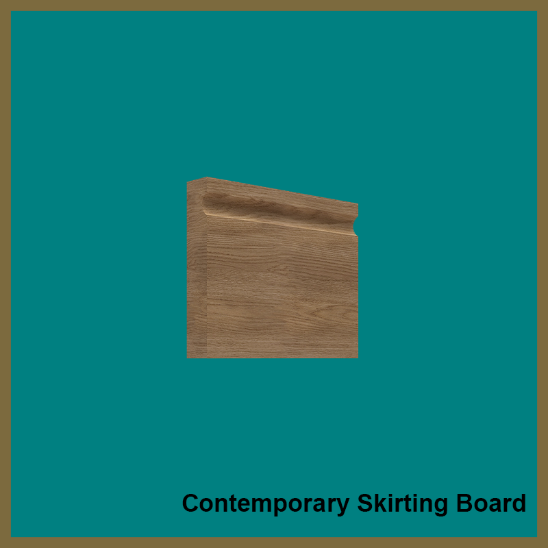 Contemporary Walnut Skirting Board