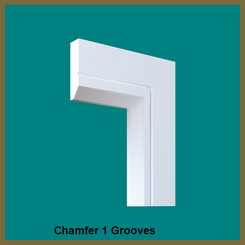 Chamfer 1 Groove Architrave