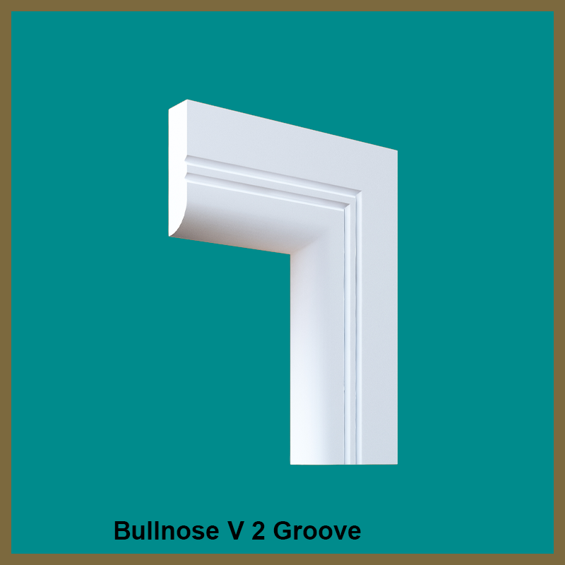 Bullnose V 2 Groove Architrave