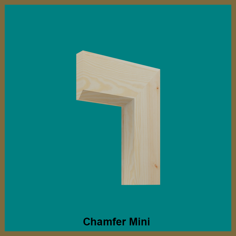 Chamfer mini Pine Architrave