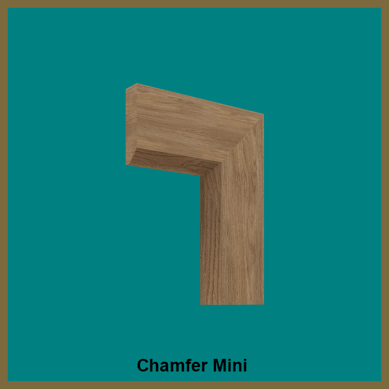 Chamfer mini Walnut Architrave