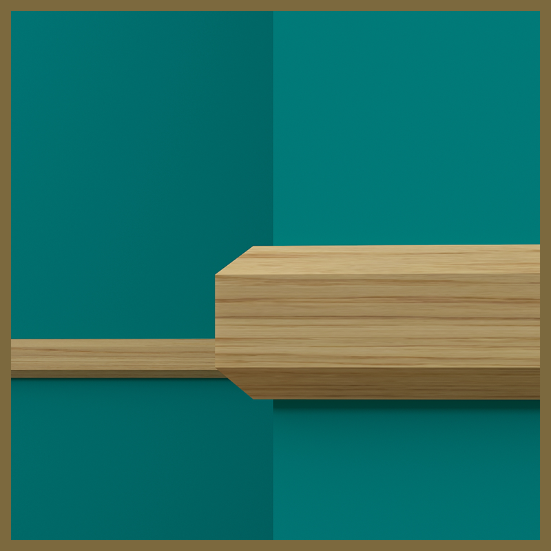 Oak Chamfer Dado Rail