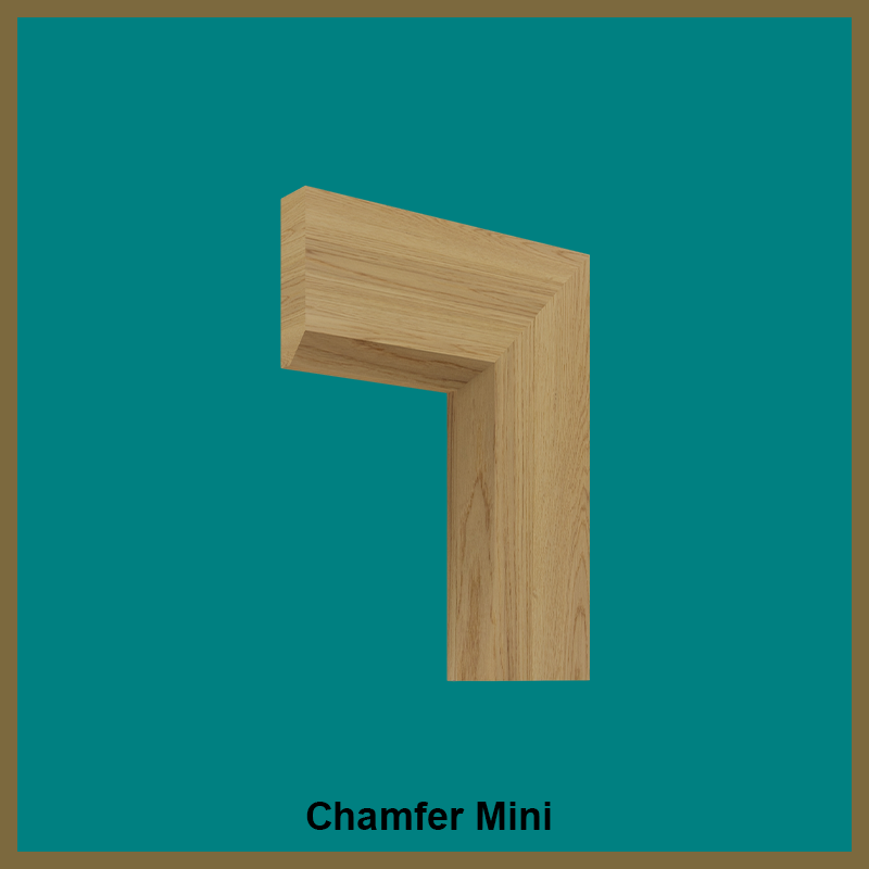 Chamfer mini Oak Architrave