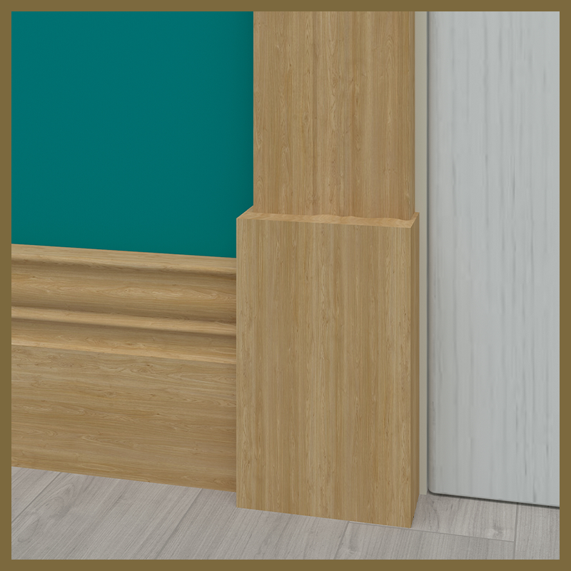 Oak Square Plinth Block