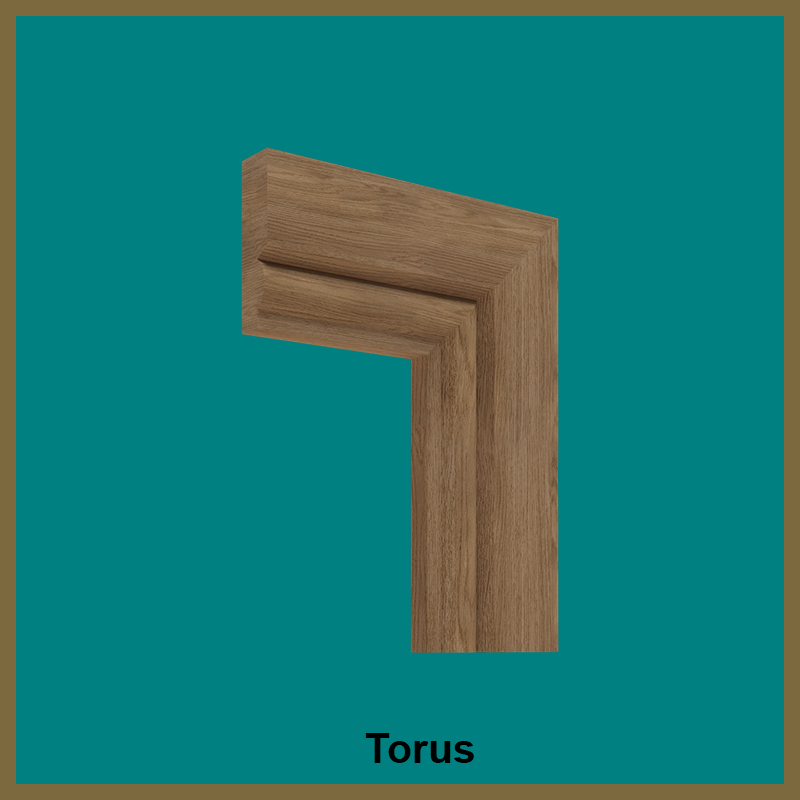 Torus Walnut Architrave