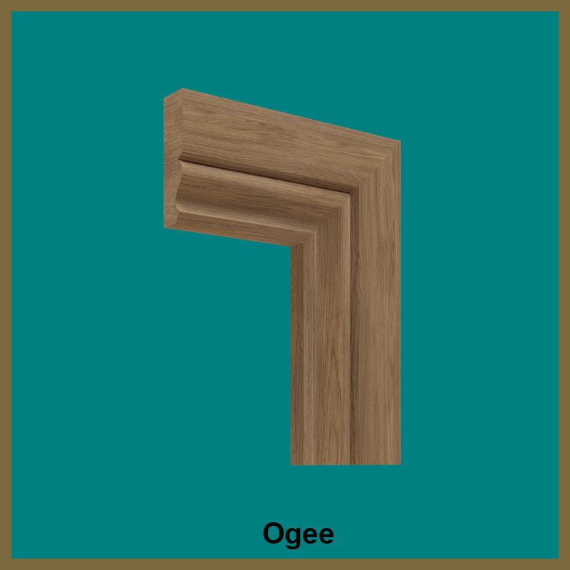 Ogee Walnut Architrave