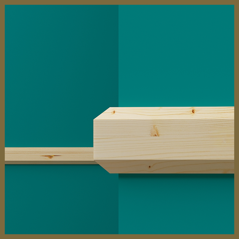 Pine Chamfer Dado Rail