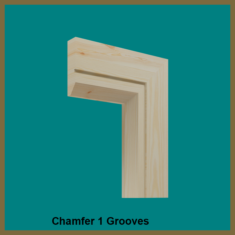 Chamfer 1 Groove Pine Architrave
