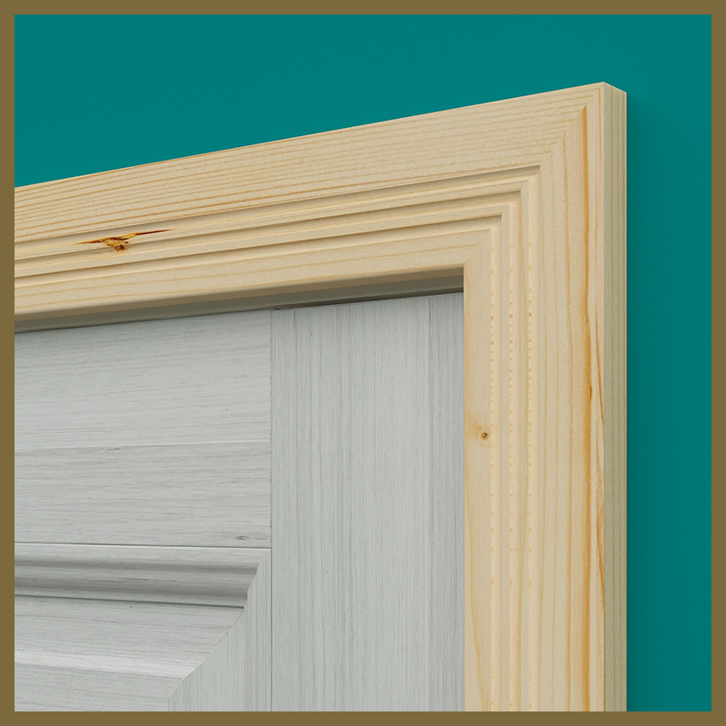 Pencil Round C 3 Groove Pine Architrave