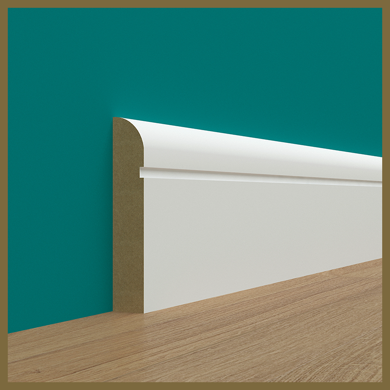 Bullnose 1 Groove Skirting Board