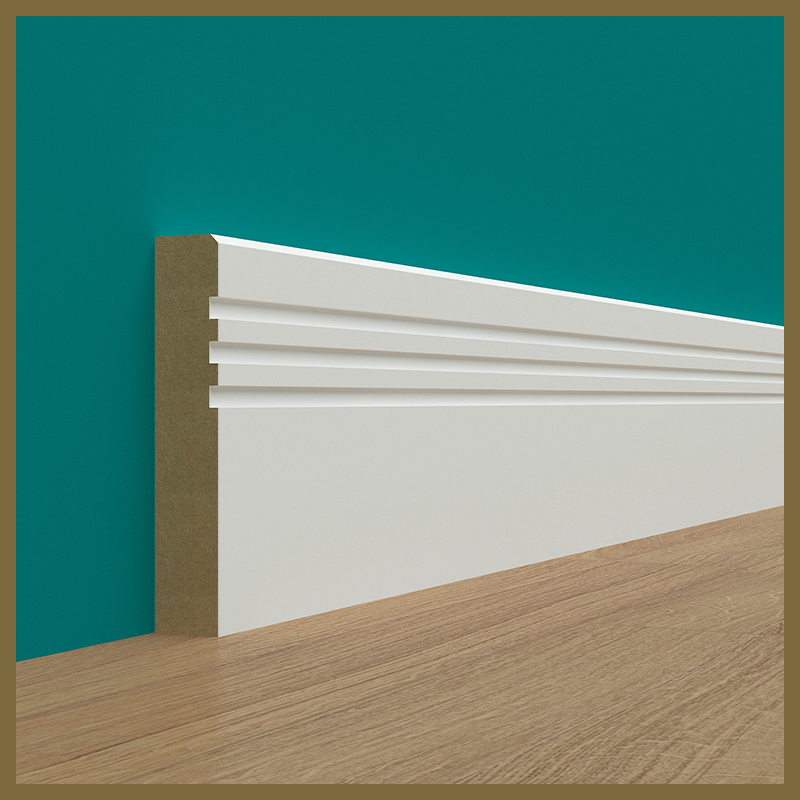 Edge 2x2 3 Groove Skirting Boards