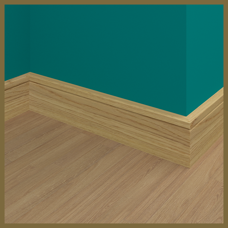 Edge 2x2 C 1 Groove Oak Skirting Boards